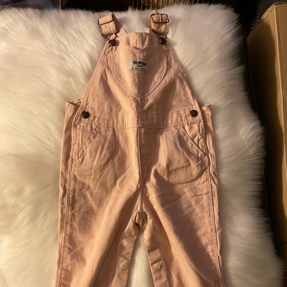 Cute Toddler Pink overalls